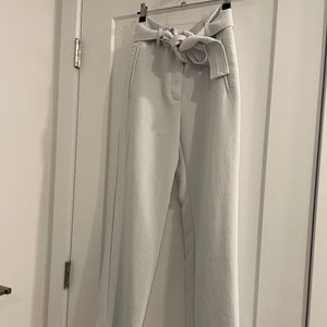Aritzia Tie-Front Pant, size 2TALL, Frozen Blue